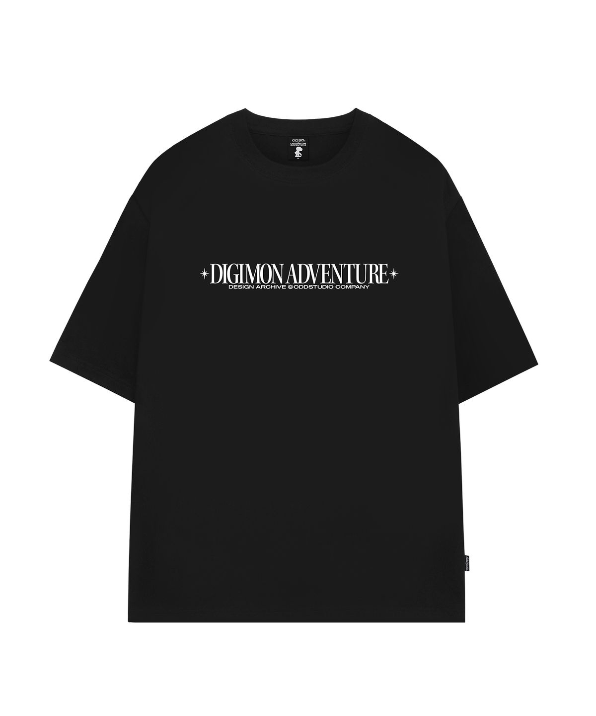오드스튜디오(ODDSTUDIO) [디지몬 어드벤처] Digimon All Characters Back Graphic Overfit T-shirt - 2COLOR