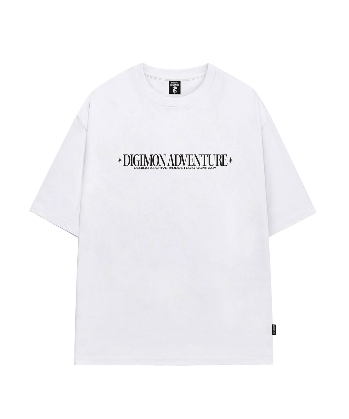 오드스튜디오(ODDSTUDIO) [디지몬 어드벤처] Digimon All Characters Back Graphic Overfit T-shirt - 2COLOR