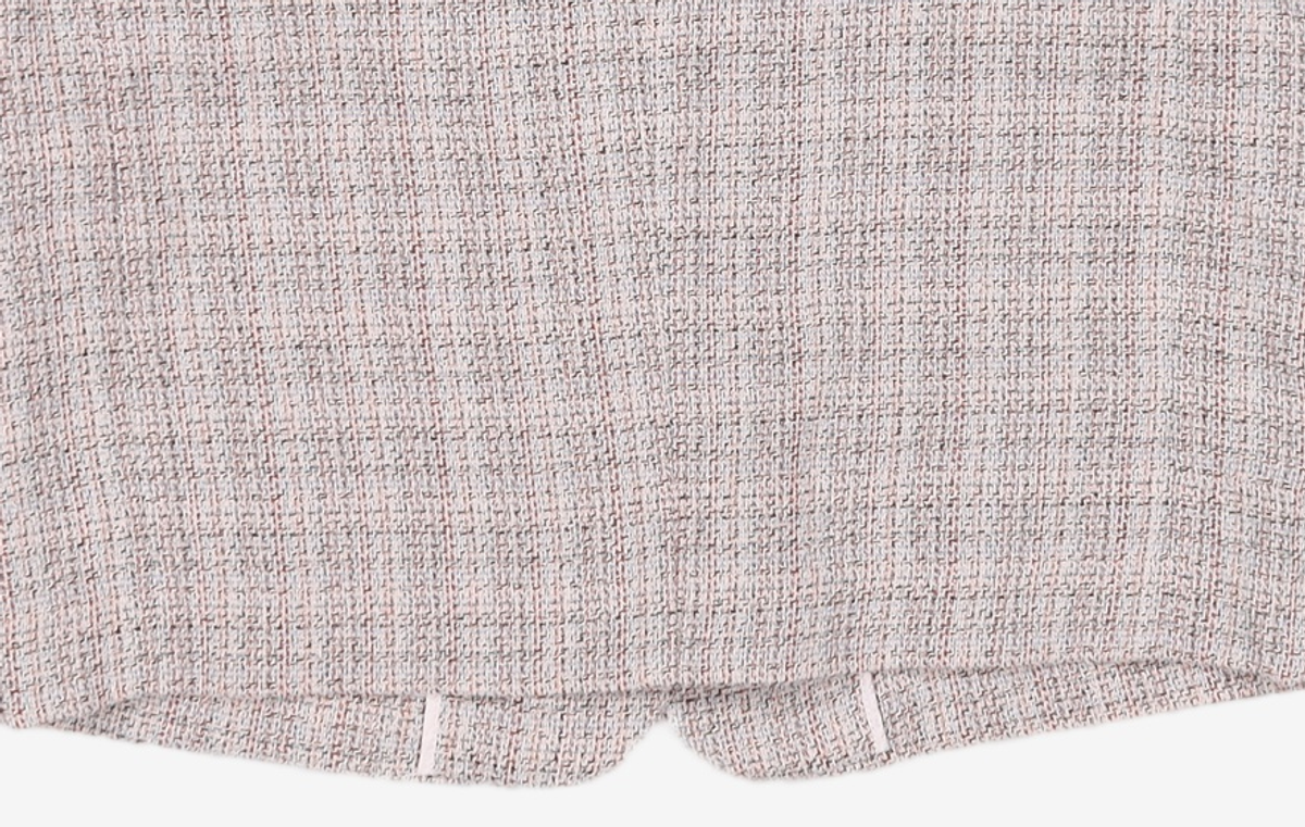 미쏘(MIXXO) 트위드 v넥 반팔자켓 MIWJKC612G M