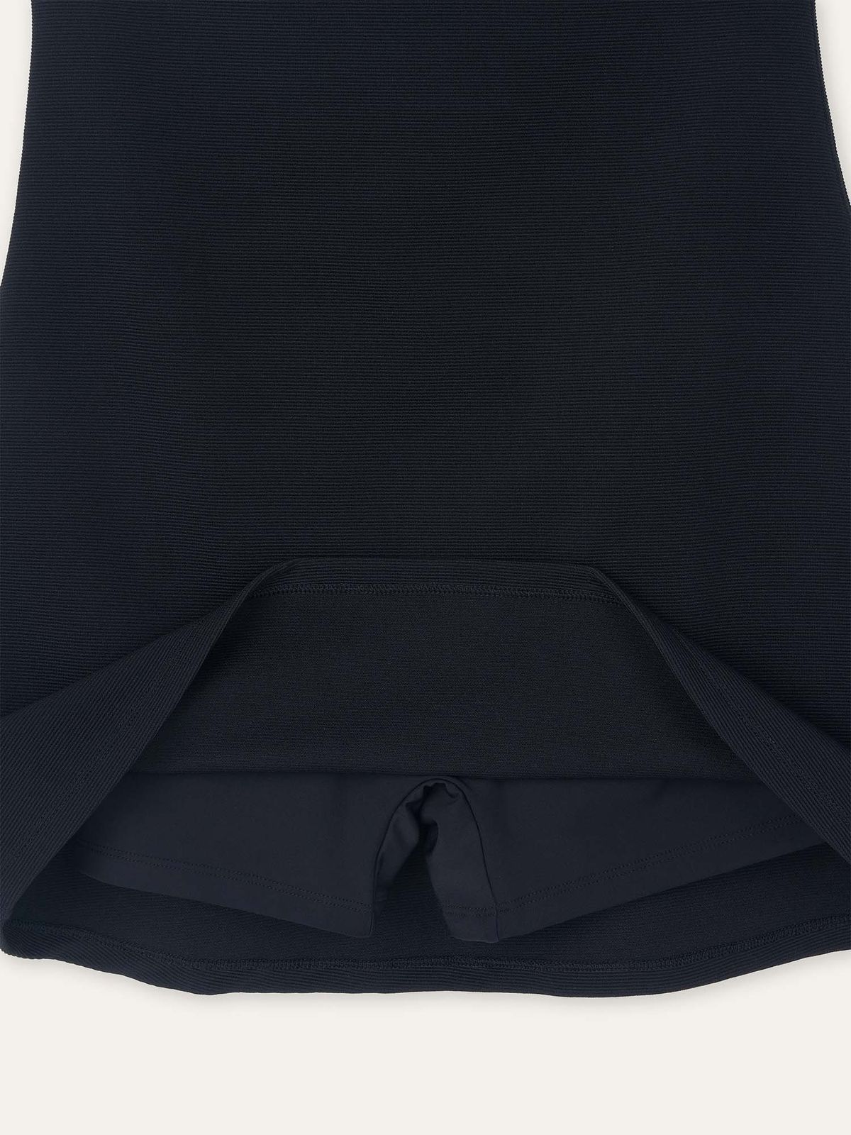 오베르(AUBER) Ribbed Onepiece Swimsuit - Black