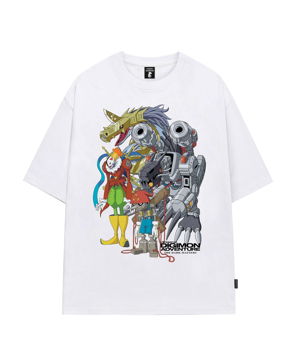 오드스튜디오(ODDSTUDIO) [디지몬 어드벤처] The Dark Masters Overfit T-shirt - 2COLOR