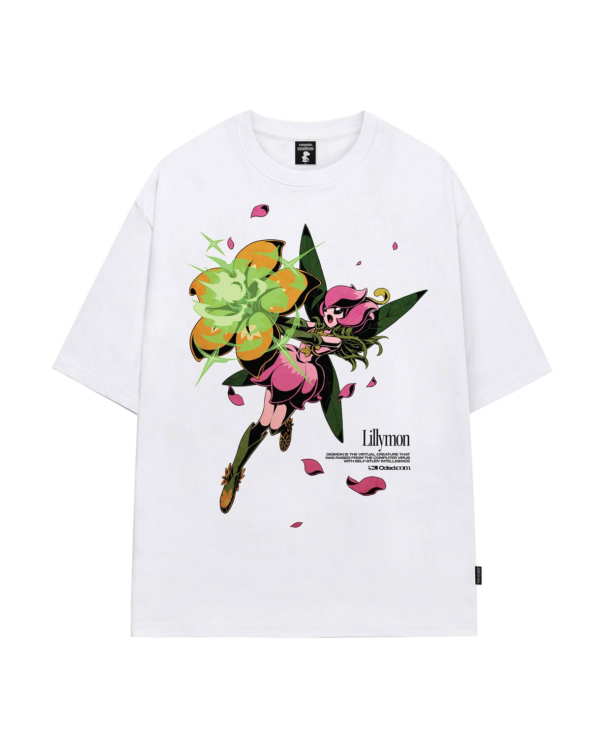 오드스튜디오(ODDSTUDIO) [디지몬 어드벤처] Lilymon Overfit T-shirt - 3COLOR