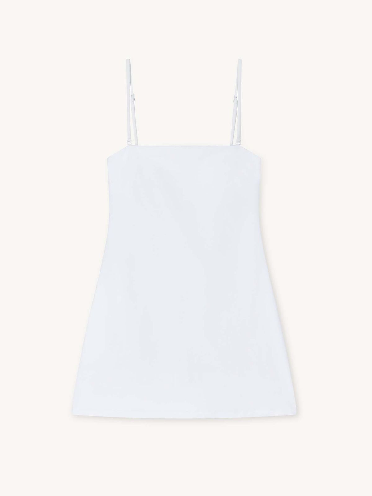 오베르(AUBER) Ribbed Onepiece Swimsuit - White