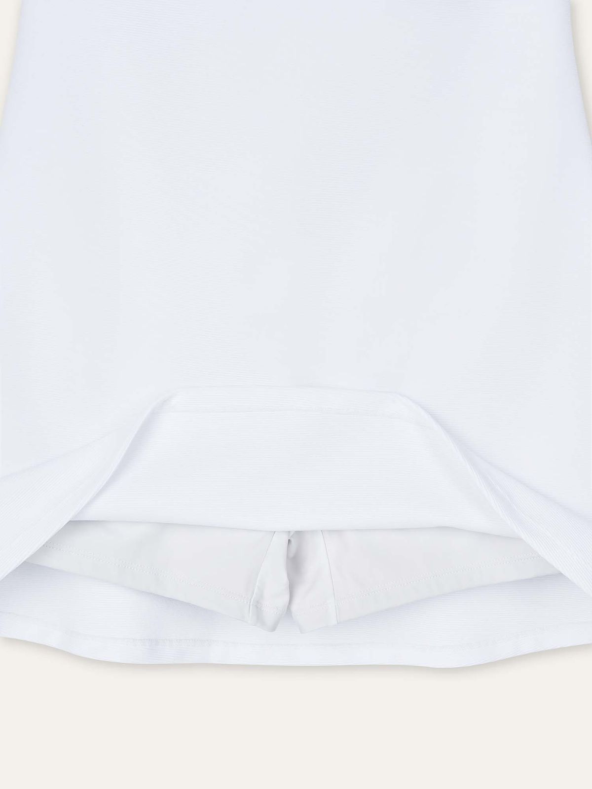 오베르(AUBER) Ribbed Onepiece Swimsuit - White