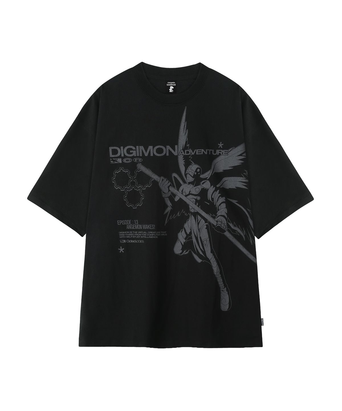 오드스튜디오(ODDSTUDIO) [디지몬 어드벤처] Angemon Big Overfit T-shirt - 2COLOR