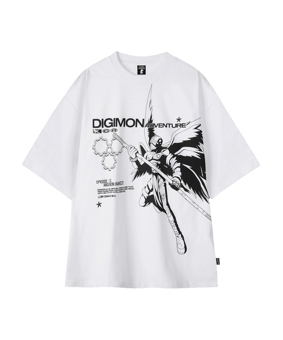 오드스튜디오(ODDSTUDIO) [디지몬 어드벤처] Angemon Big Overfit T-shirt - 2COLOR