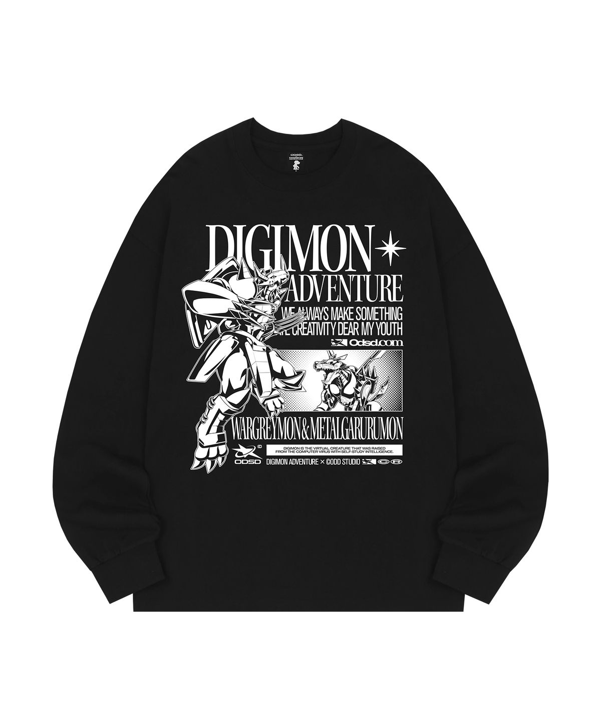 오드스튜디오(ODDSTUDIO) [디지몬 어드벤처] Mega Stage Digimon Long Sleeve - 2COLOR