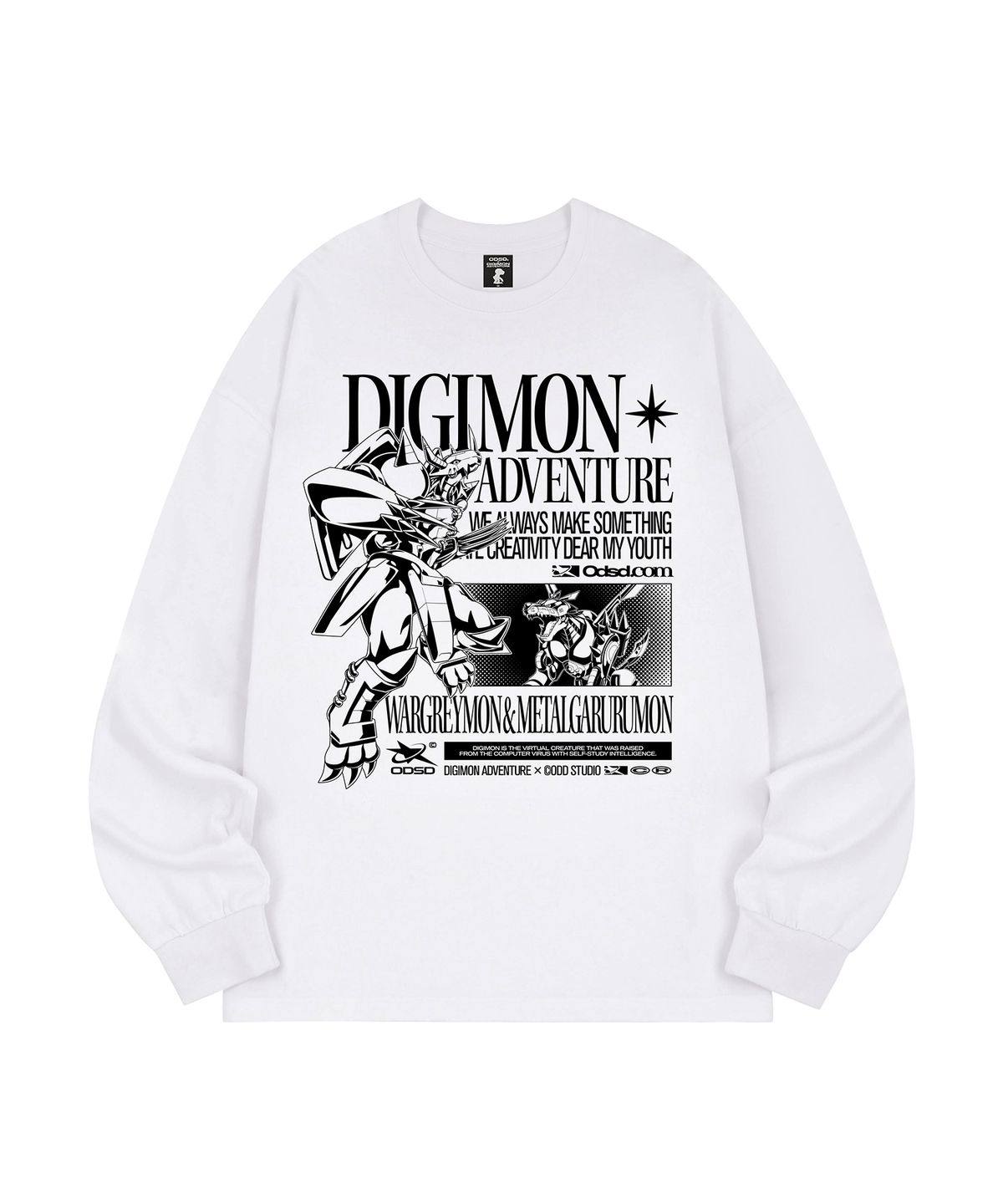 오드스튜디오(ODDSTUDIO) [디지몬 어드벤처] Mega Stage Digimon Long Sleeve - 2COLOR