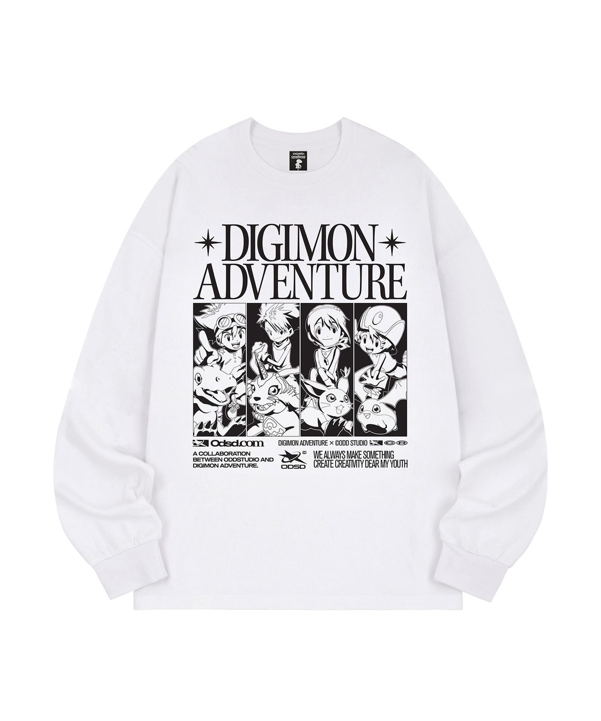 오드스튜디오(ODDSTUDIO) [디지몬 어드벤처] Children&Partner Digimon Long Sleeve - 2COLOR
