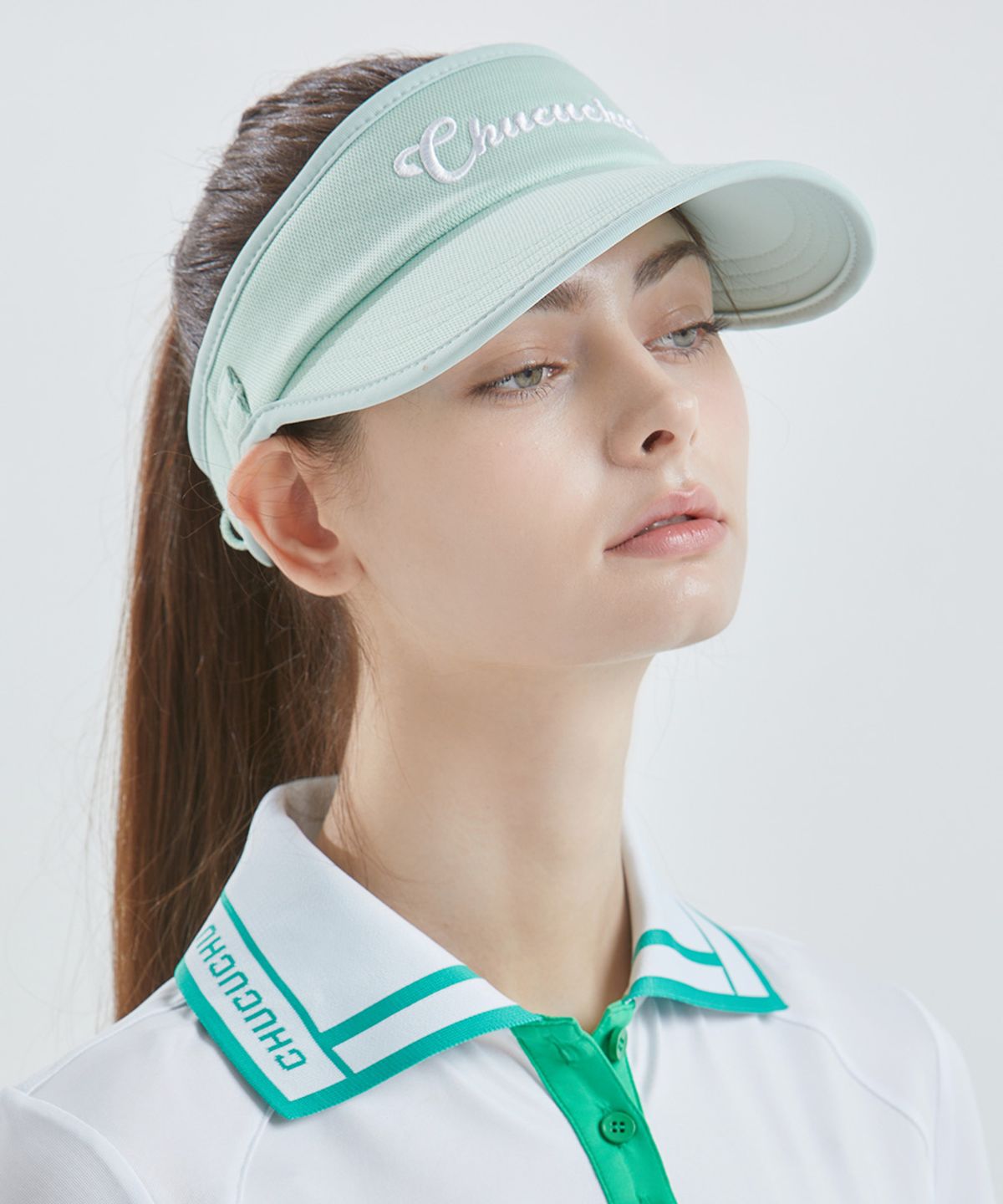 츄쿠츄(CHUCUCHU) 리본 바이저 (MINT) CBFSS-VHT002W