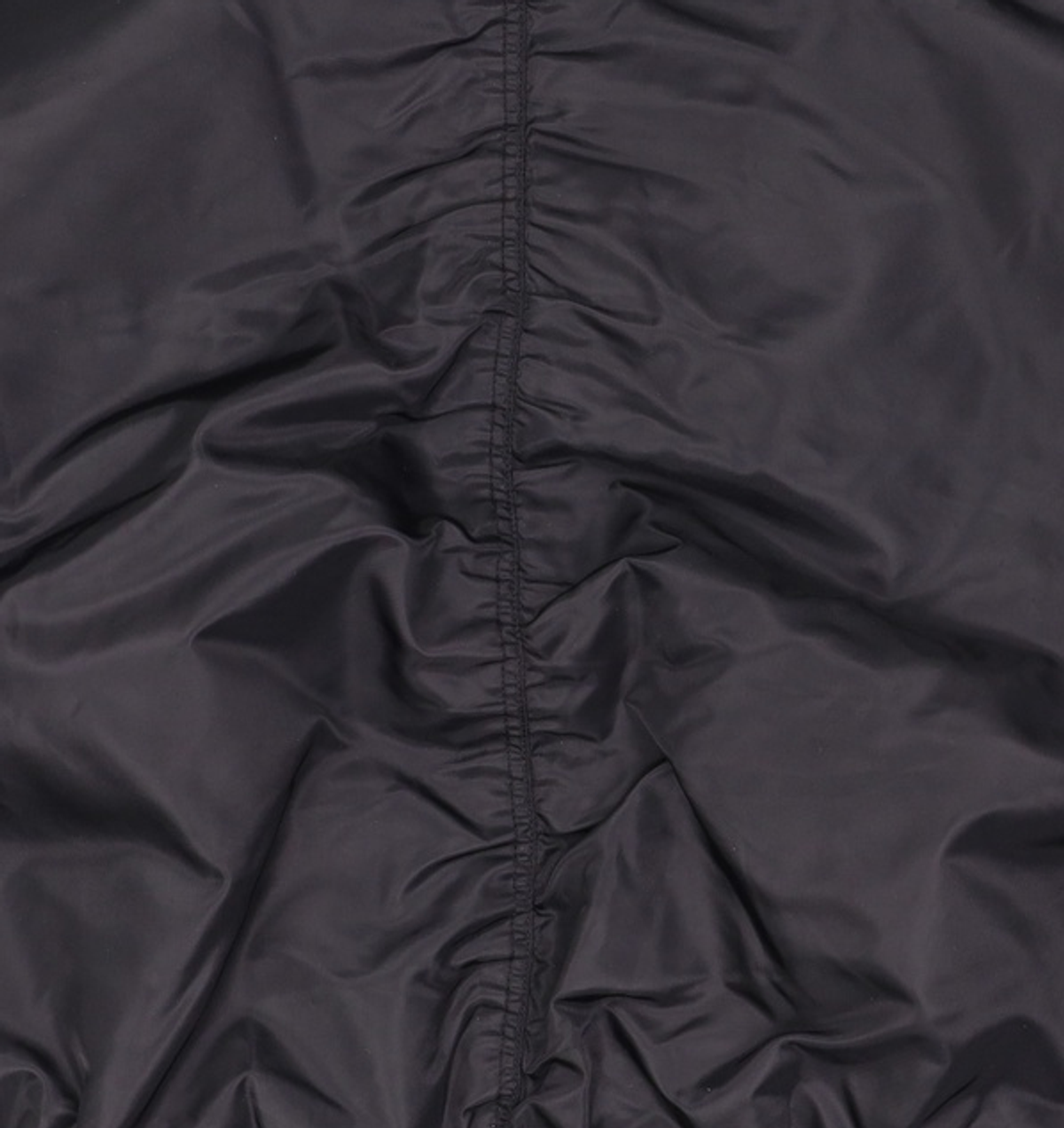 메종미네드(MAISON MINED) CRUSH BLACK SHIRRING MA-1 L