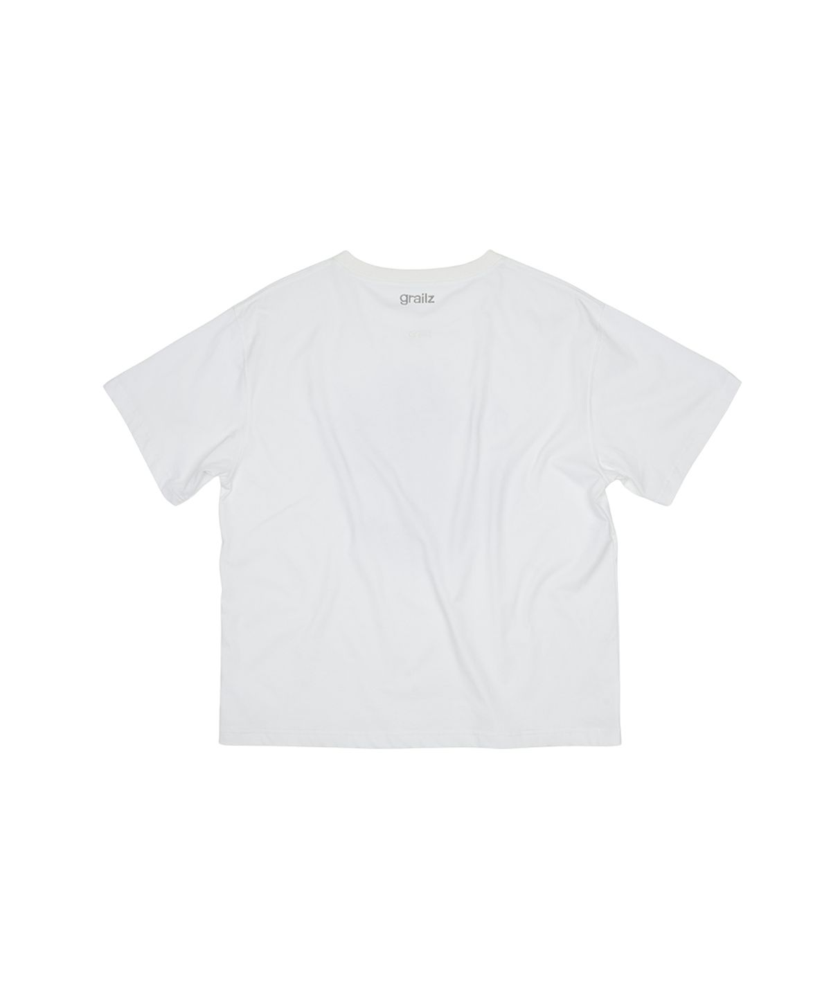 그레일즈(GRAILZ) OVER GRAPHIC CRYSTAR T-SHIRT [WHITE]