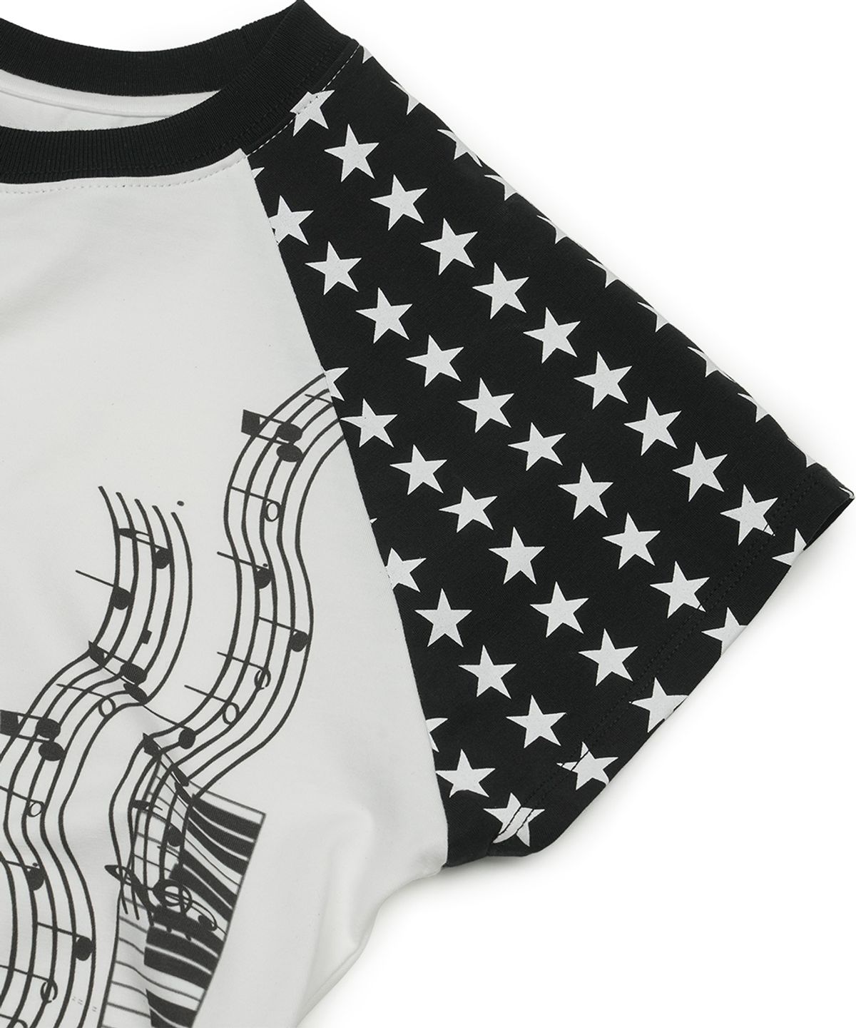 그레일즈(GRAILZ) MUSIC NOTE RAGLAN T-SHIRT [WHITE]