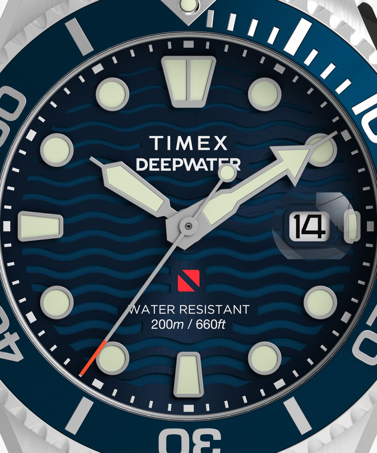 타이맥스(TIMEX) 딥워터 메리디안200 잠수용 다이빙시계 44mm