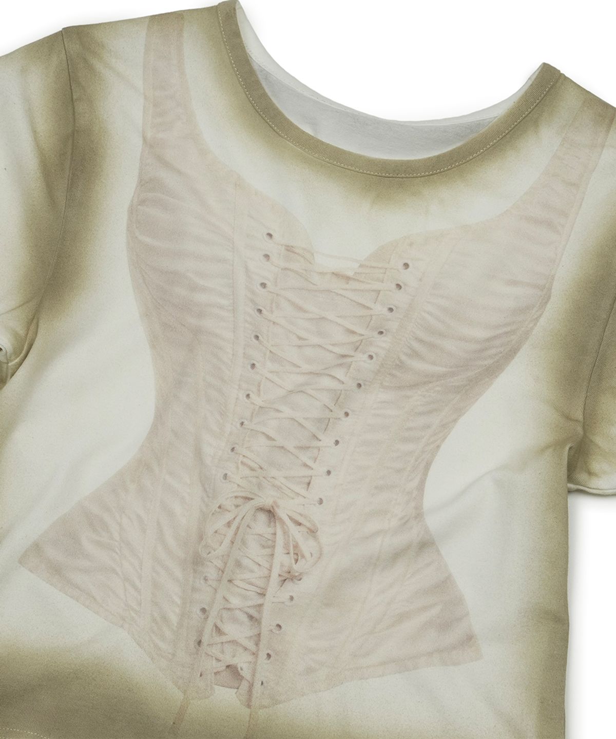 그레일즈(GRAILZ) CORSET ILLUSION T-SHIRT [WHITE]