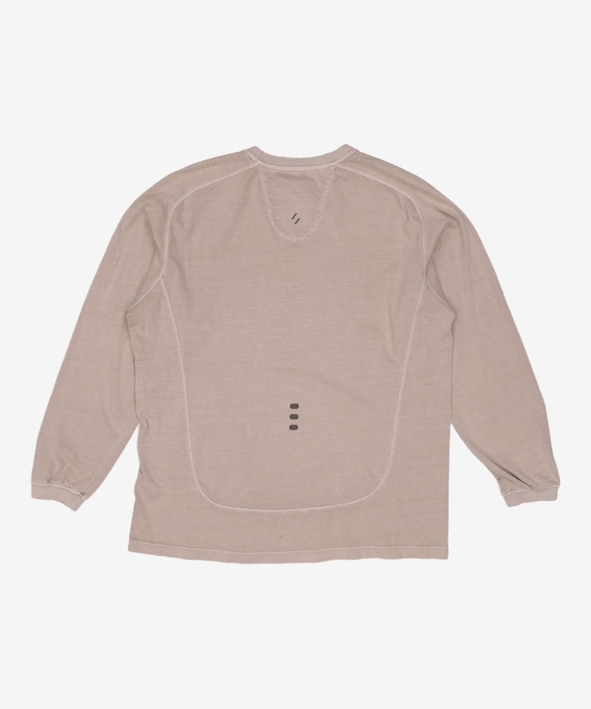 웰터 익스페리먼트(WELTER EXPERIMENT) CONTRAST LONG SLEEVE T-SHIRT_BEIGE_WLT028 3
