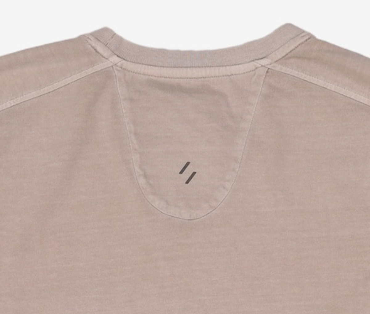 웰터 익스페리먼트(WELTER EXPERIMENT) CONTRAST LONG SLEEVE T-SHIRT_BEIGE_WLT028 3