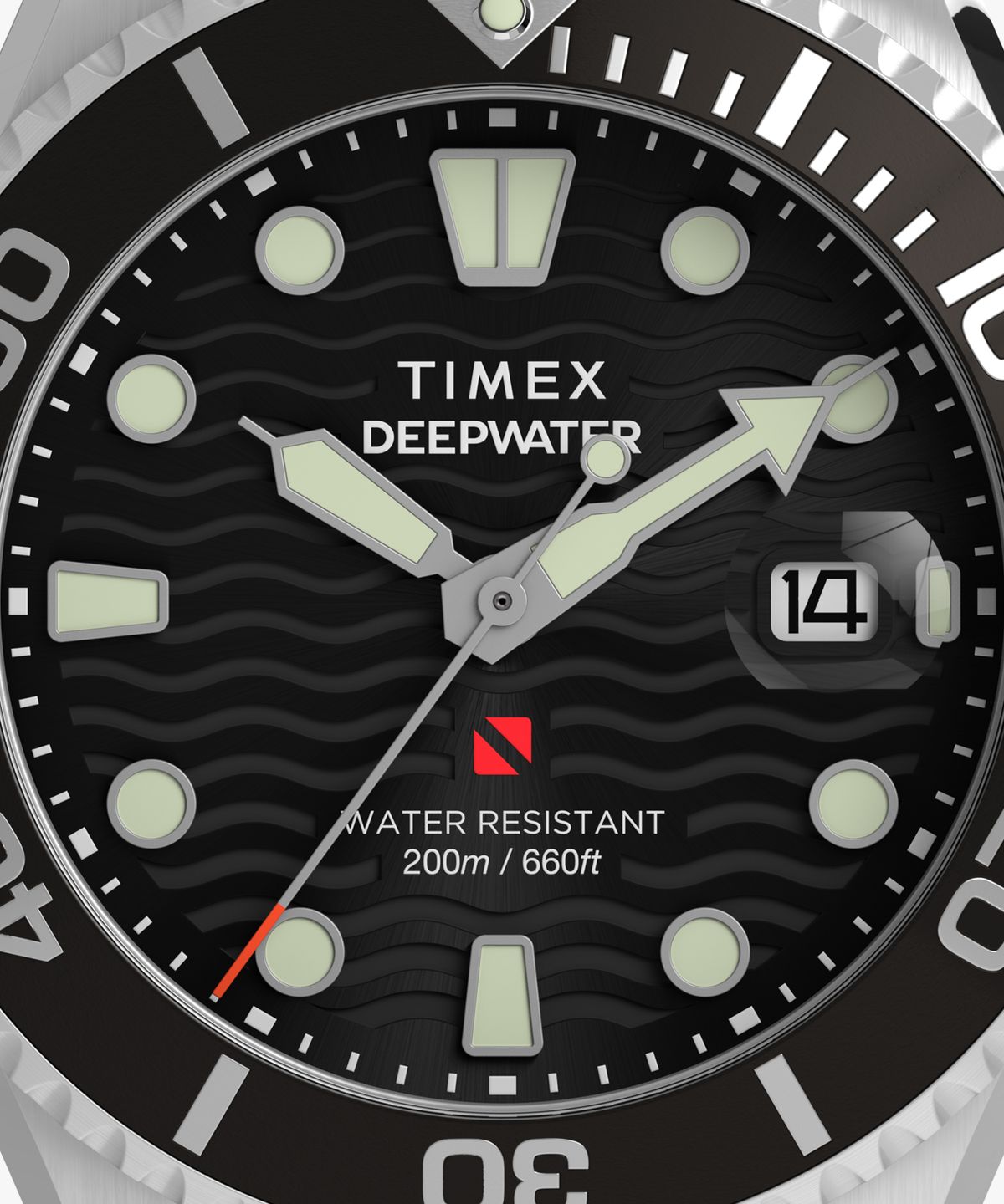 타이맥스(TIMEX) 딥워터 메리디안200 잠수용 다이빙워치 44mm