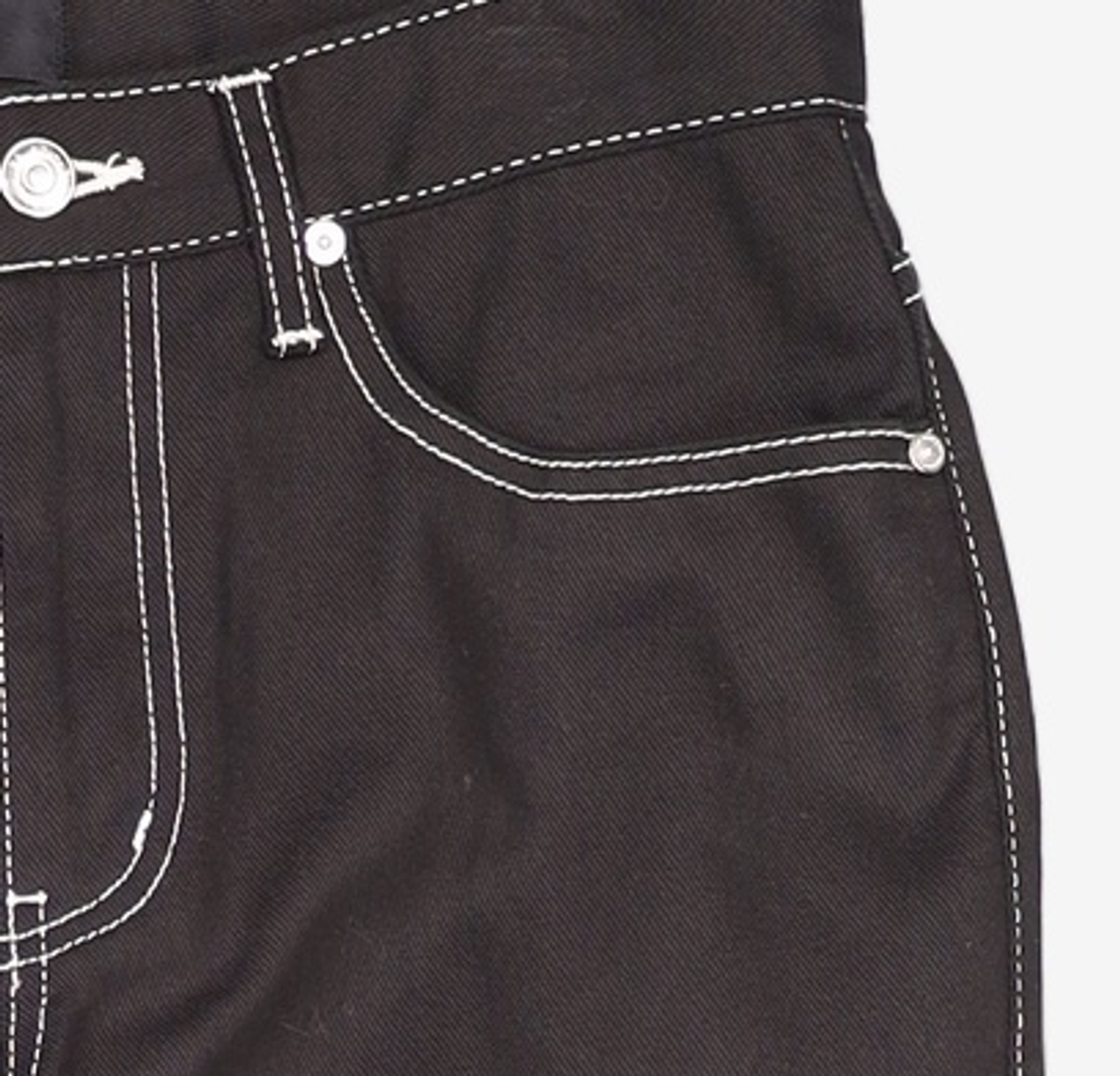 86로드(86ROAD) STITCH BLACK CHIP / CROP TAPERED 32