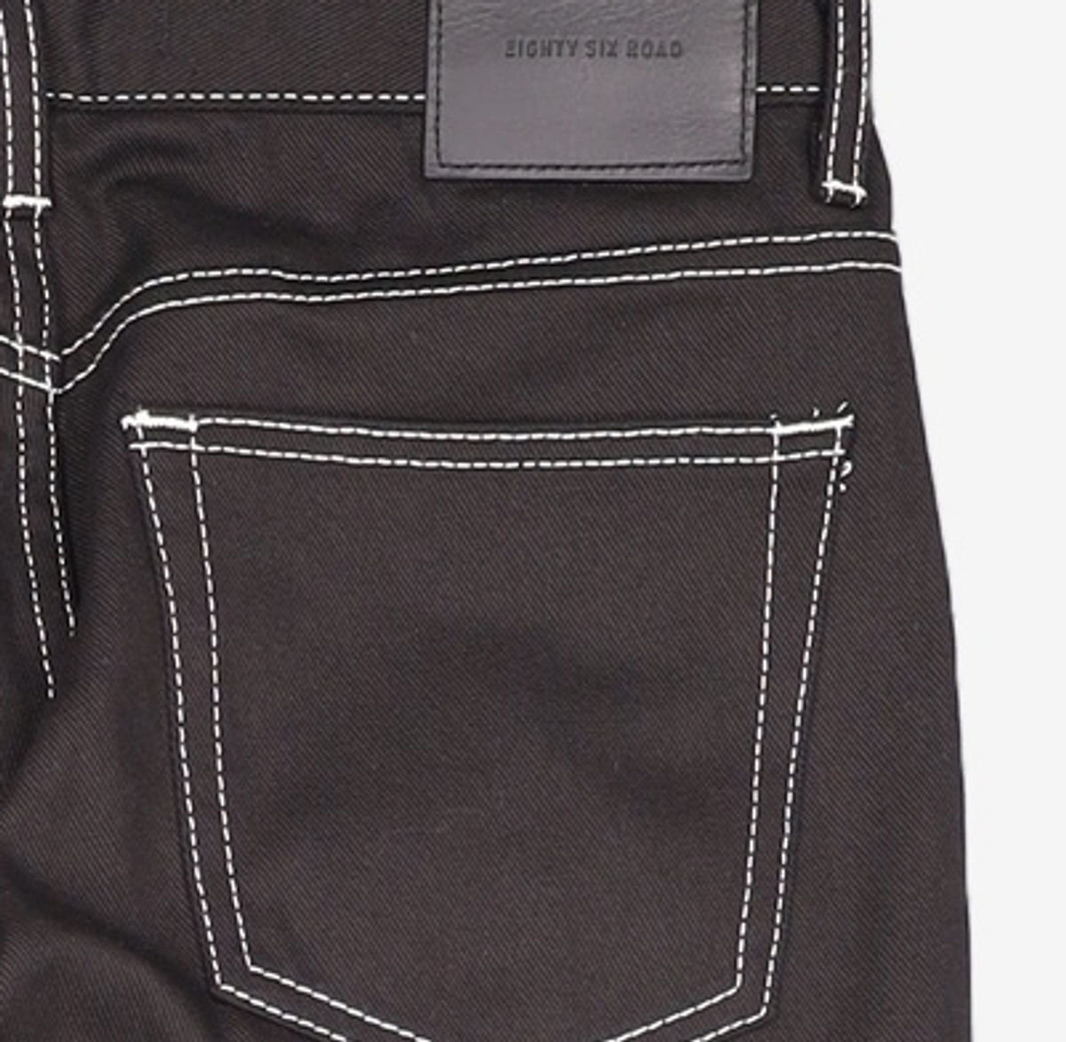 86로드(86ROAD) STITCH BLACK CHIP / CROP TAPERED 32