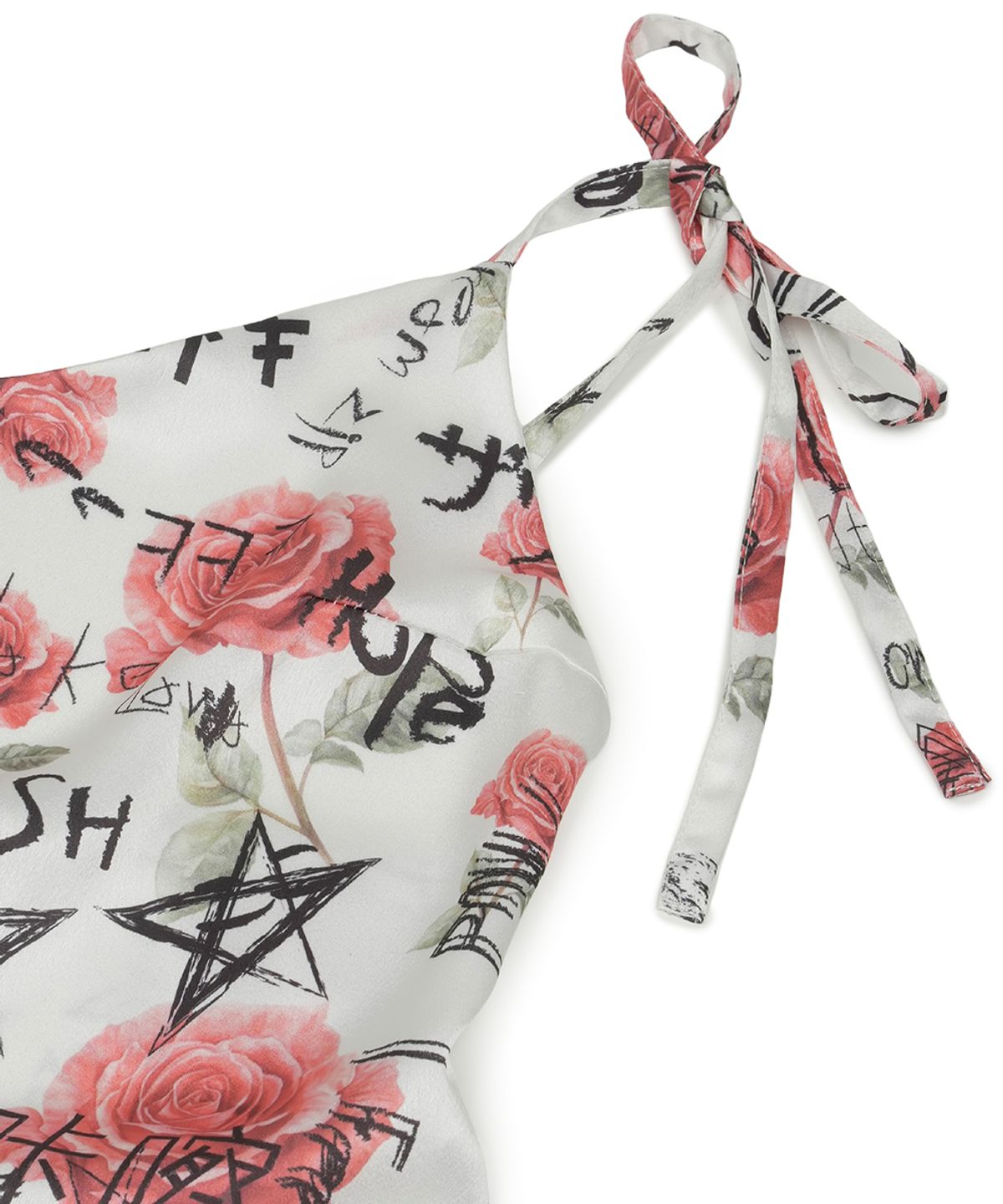 그레일즈(GRAILZ) GRAFFITI FLOWER DRESS [WHITE]