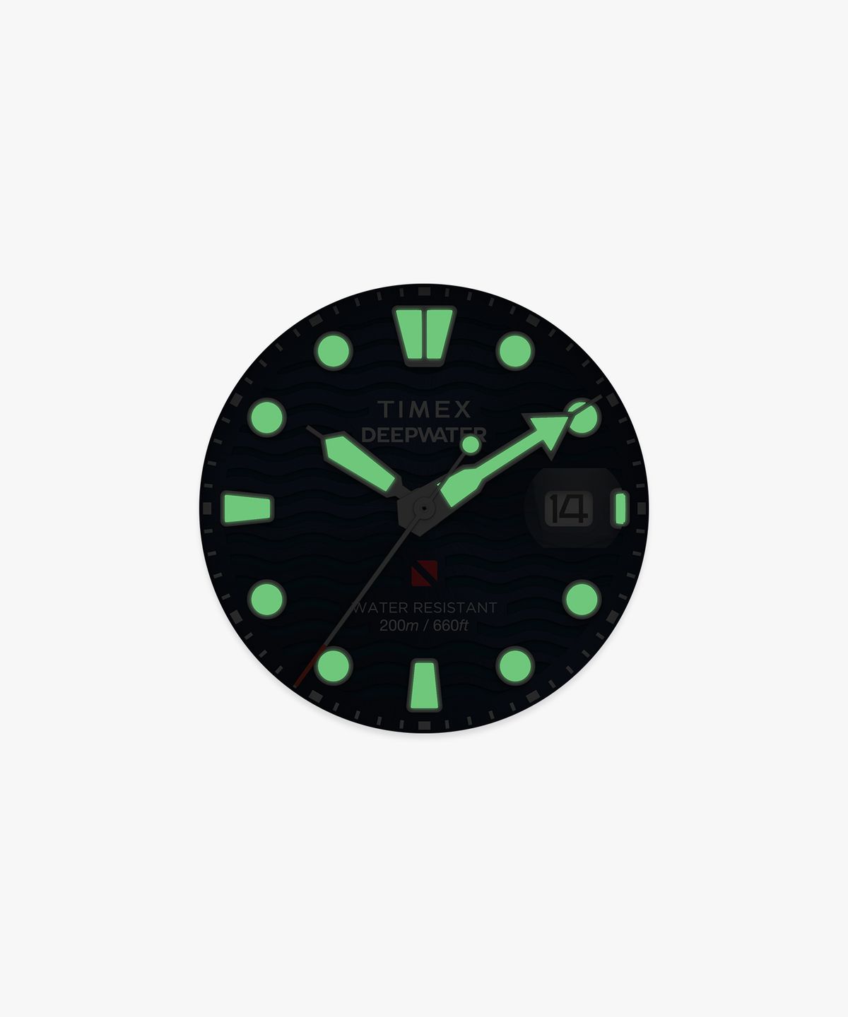 타이맥스(TIMEX) 딥워터 메리디안200 러버스트랩 방수시계 44mm