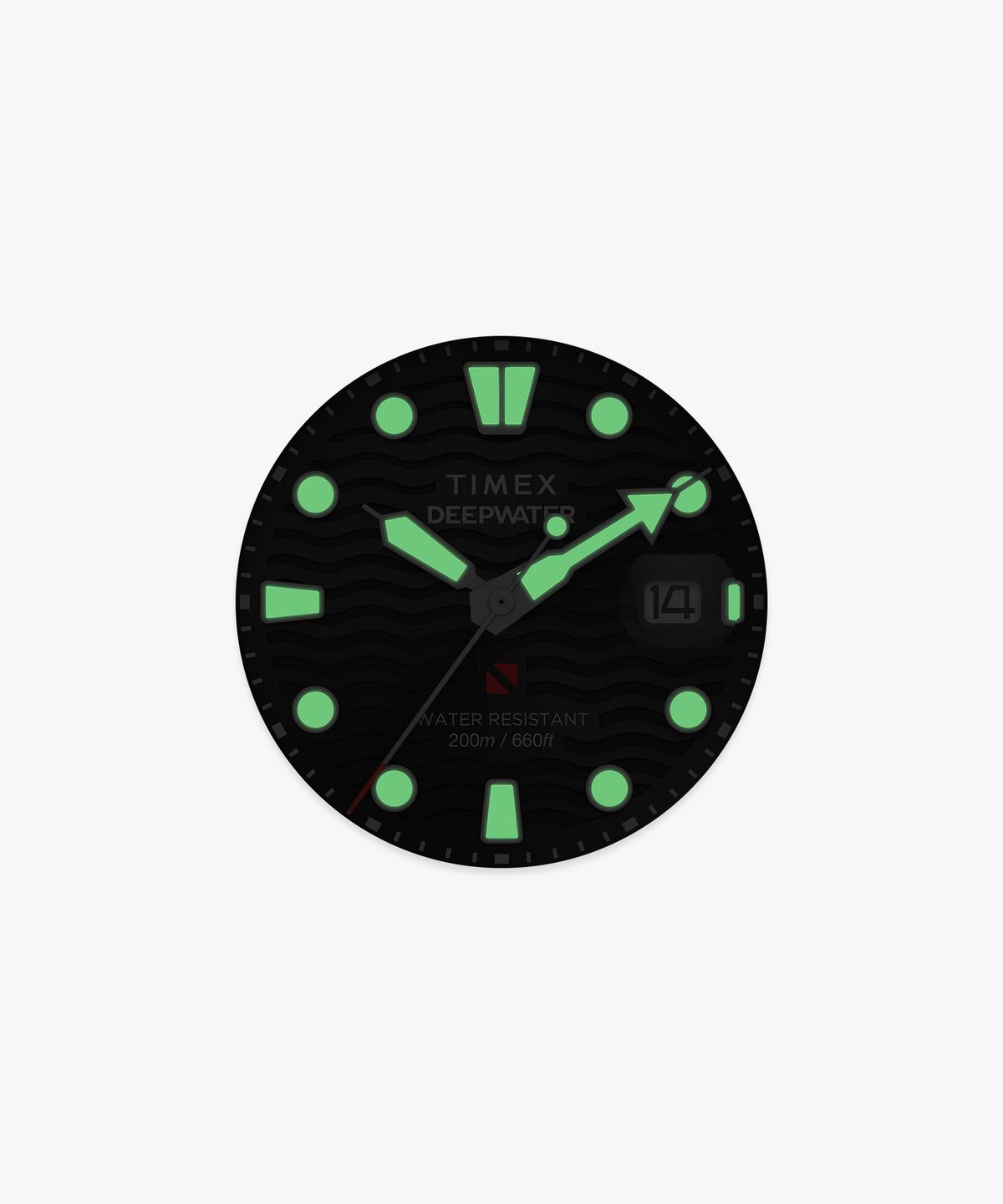 타이맥스(TIMEX) 딥워터 메리디안200 러버스트랩 다이버시계 44mm