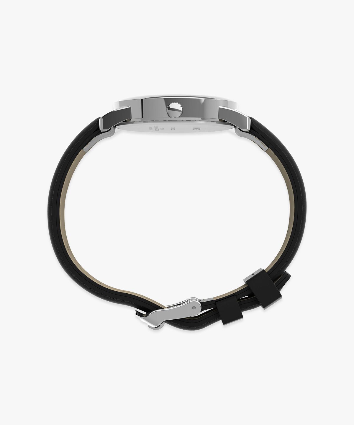 타이맥스(TIMEX) 이지리더 블랙 가죽스트랩 드레스워치 35mm