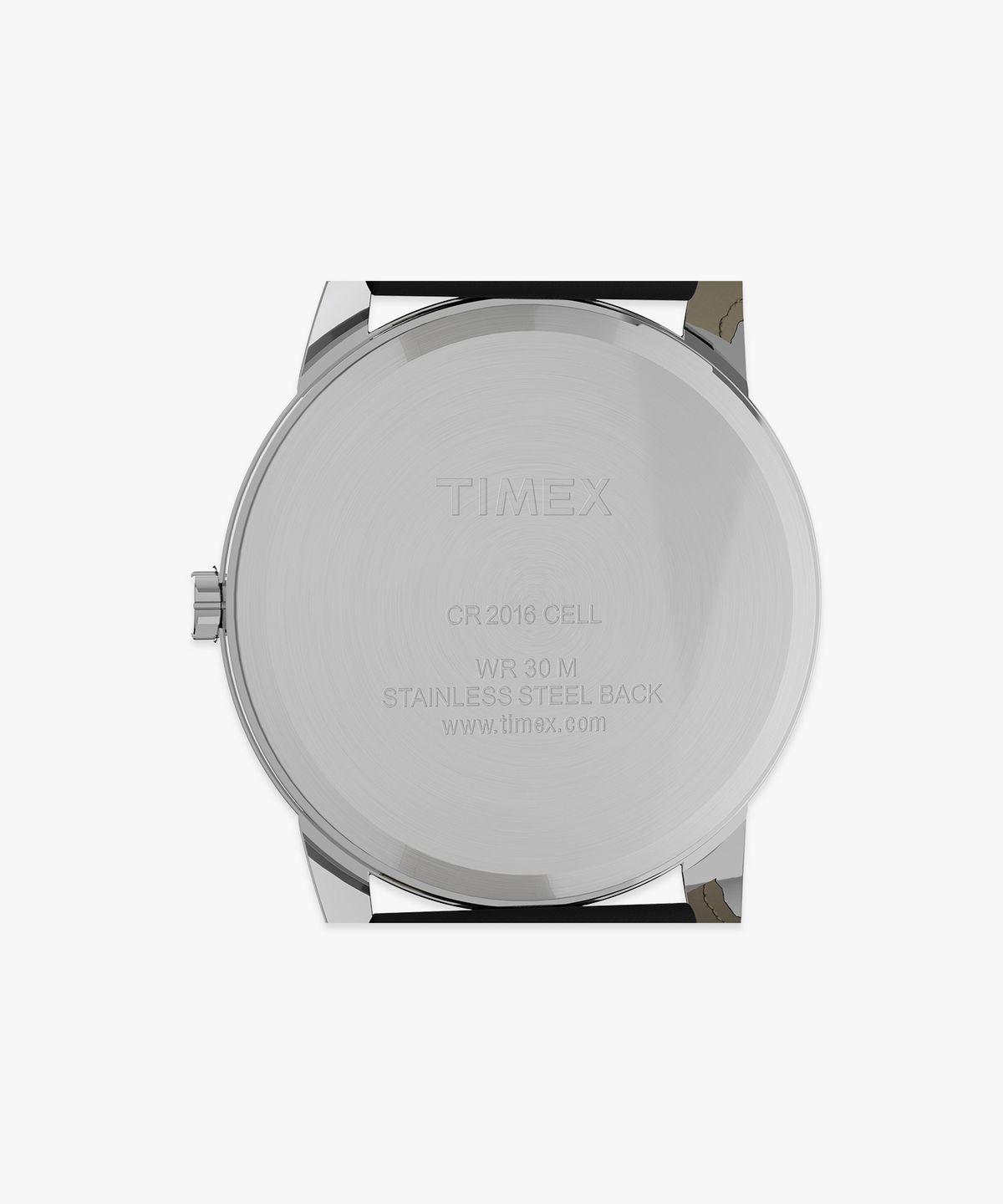 타이맥스(TIMEX) 이지리더 블랙 가죽스트랩 드레스워치 35mm