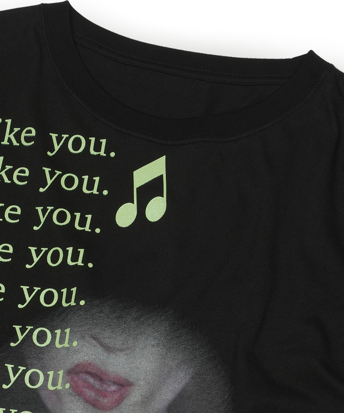 그레일즈(GRAILZ) I LIKE YOU GRAPHIC T-SHIRT [BLACK]