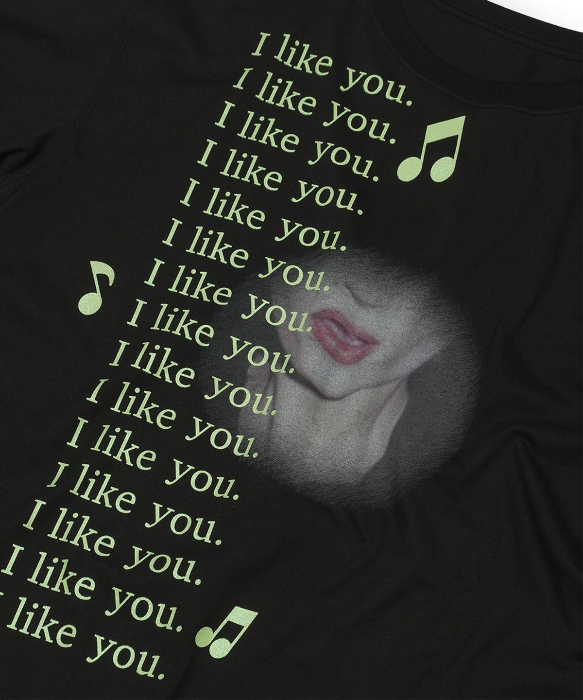 그레일즈(GRAILZ) I LIKE YOU GRAPHIC T-SHIRT [BLACK]