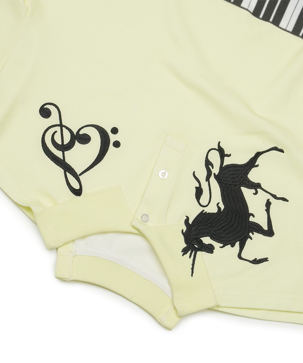 그레일즈(GRAILZ) UPSIDE DOWN PK T-SHIRT SKIRT [YELLOW]