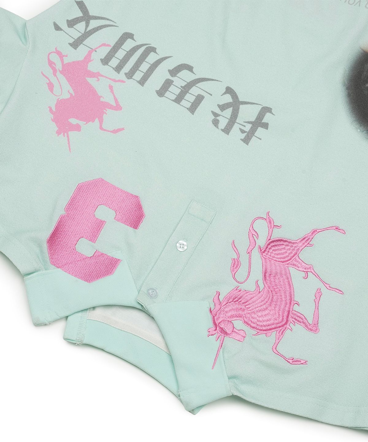 그레일즈(GRAILZ) UPSIDE DOWN PK T-SHIRT SKIRT [MINT]