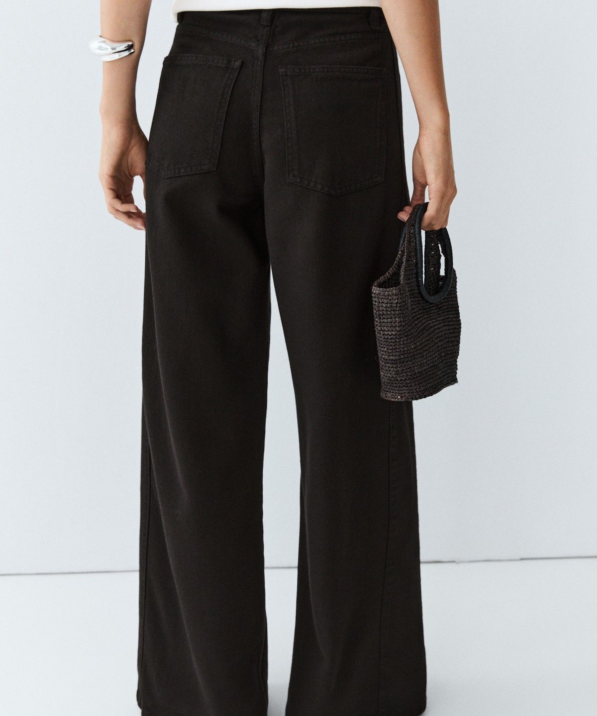 마시모두띠(MASSIMO DUTTI) 플루이드 와이드 레그 진