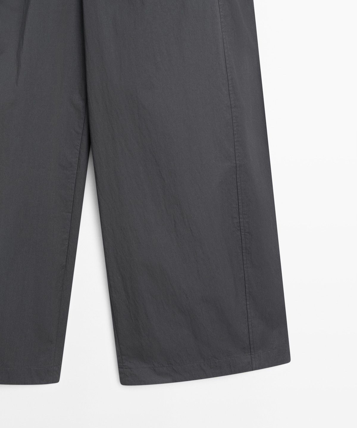 마시모두띠(MASSIMO DUTTI) 크롭 테크니컬 배럴 팬츠