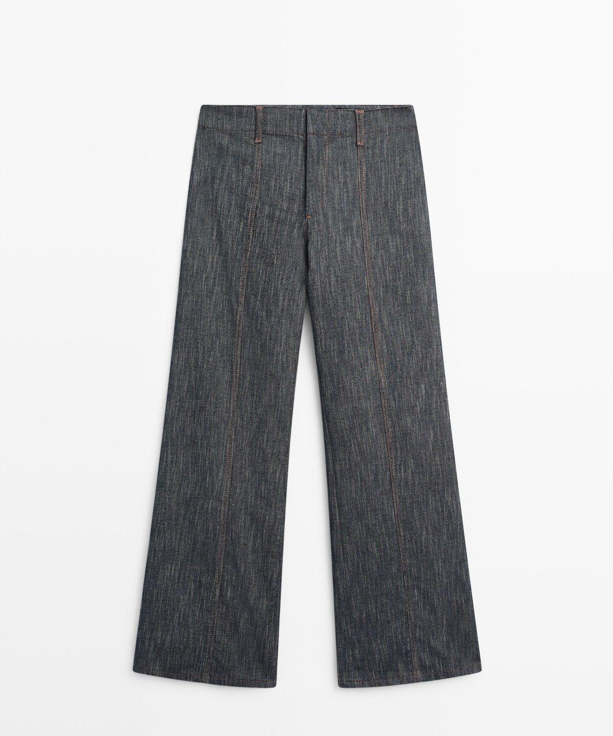 마시모두띠(MASSIMO DUTTI) 데님 이펙트 와이드 레그 팬츠