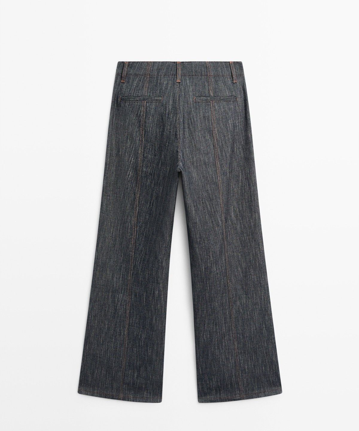 마시모두띠(MASSIMO DUTTI) 데님 이펙트 와이드 레그 팬츠