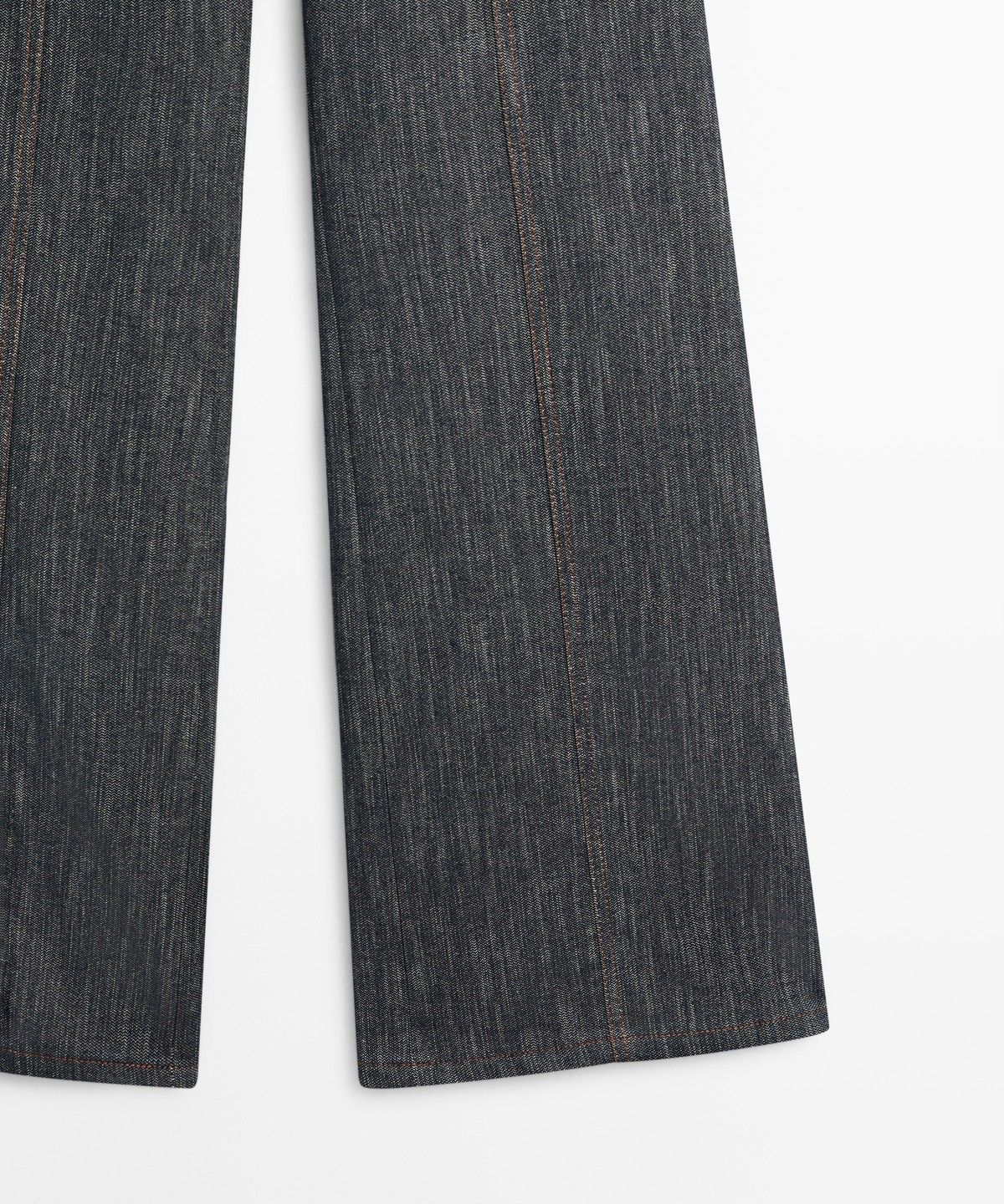 마시모두띠(MASSIMO DUTTI) 데님 이펙트 와이드 레그 팬츠