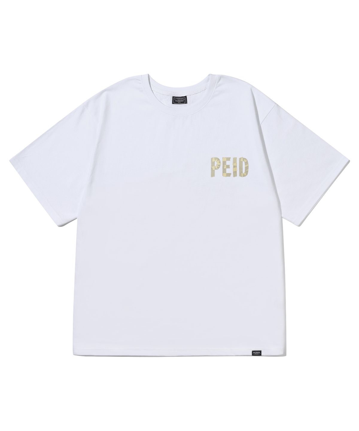 페이드(PEID) PD 테이프 반팔티 화이트
