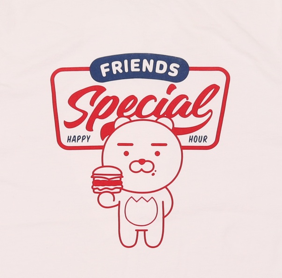 카카오프렌즈 x 탑텐(KAKAO FRIENDS x TOPTEN) 반소매 티셔츠 110