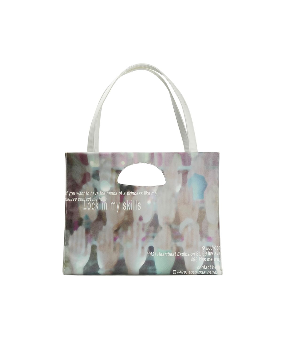 그레일즈(GRAILZ) WHICH FINGER TOTE BAG [MINT]