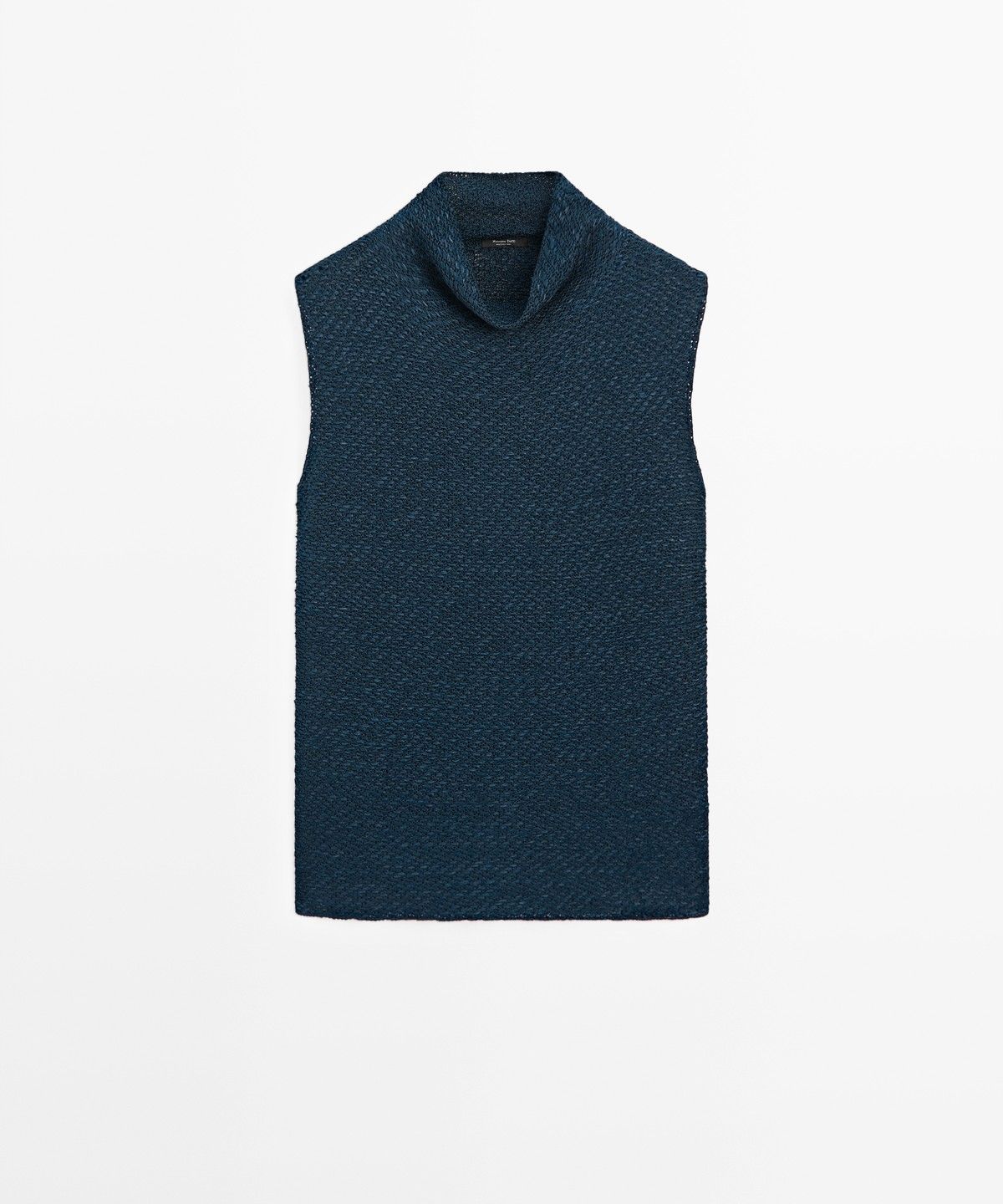 마시모두띠(MASSIMO DUTTI) 코튼 터틀넥 탑