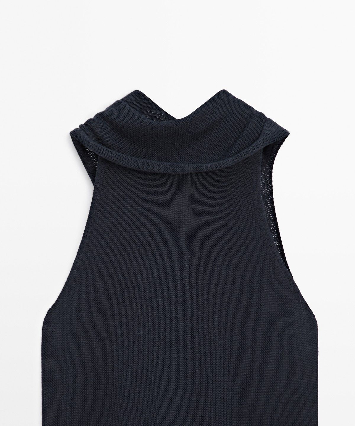 마시모두띠(MASSIMO DUTTI) 타이넥 홀터 플루이드 탑