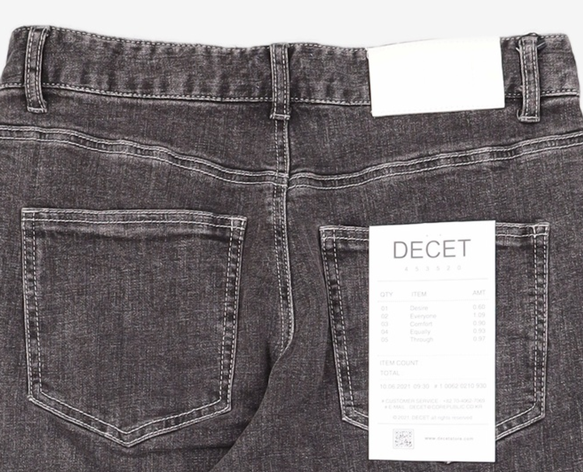 데케트(DECET) 청/데님 팬츠 30