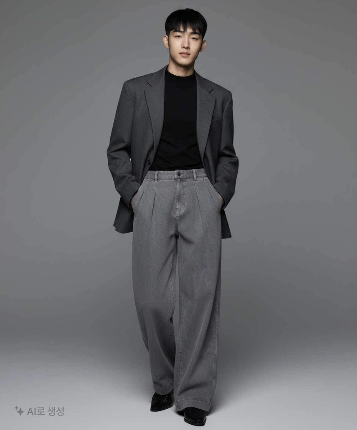 오어(Ore) 청/데님 팬츠 1