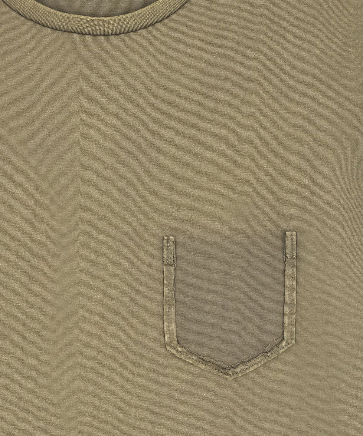 서피스에디션(SURFACE EDITION) LOST POCKET T-SHIRT OXIDE OLIVE