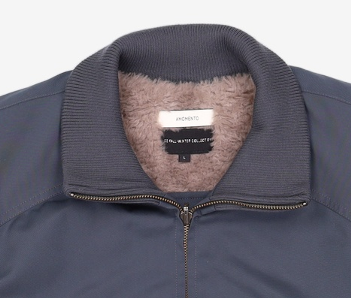 아모멘토(AMOMENTO) OVERSIZE REVERSIBLE SHEARLING JUMPER L