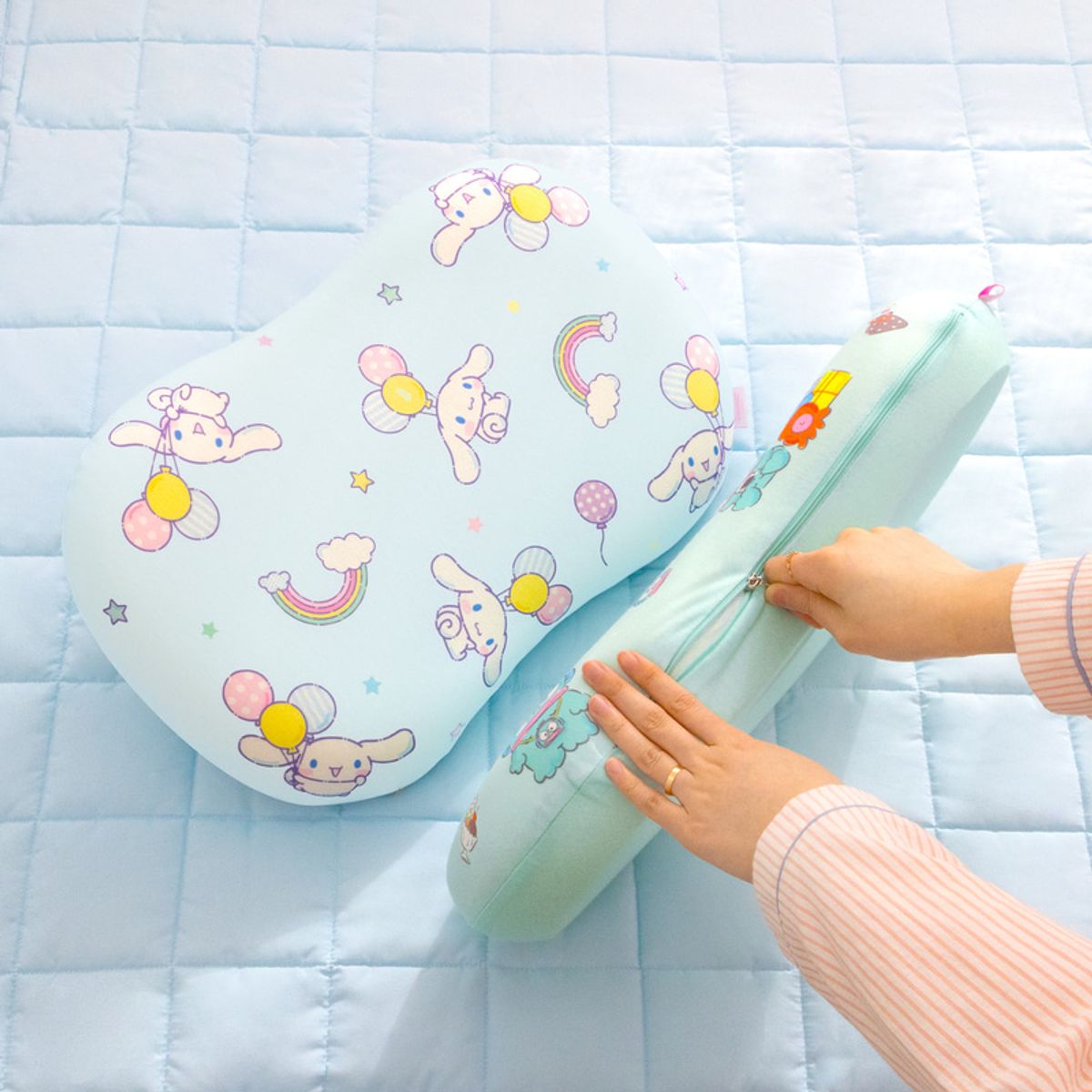 나라홈데코(NARAHOMEDECO) 산리오 시나모롤 메모리폼베개 벌룬