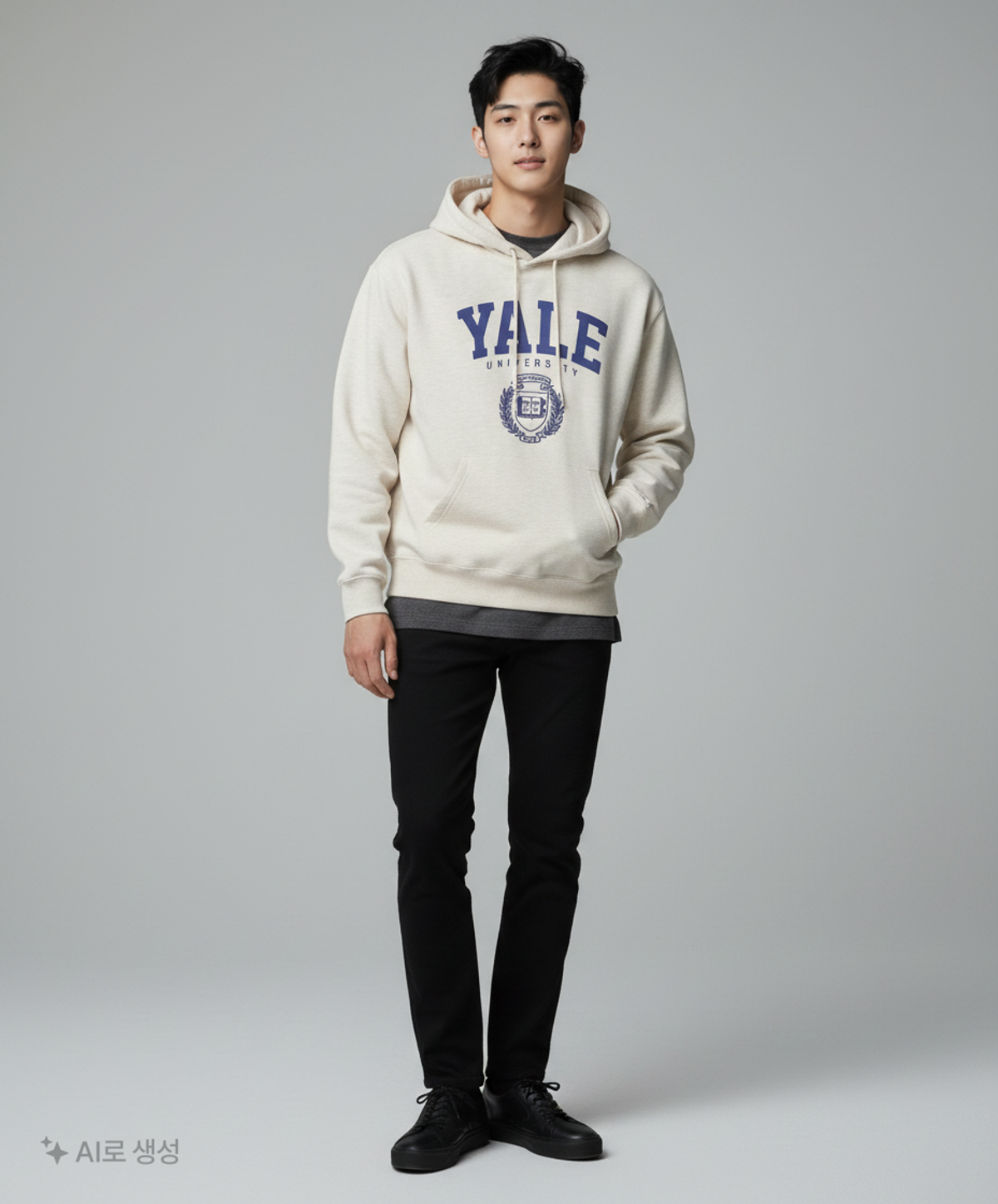 예일(YALE) 후드 티셔츠 L