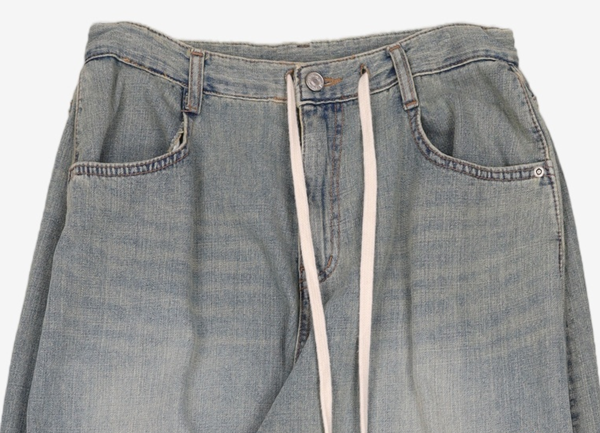 미스테리어스호텔(THE MYSTERIOUS HOTEL) LOGO STRAP JEANS 1